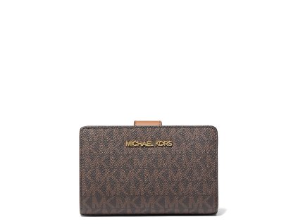 Michael Kors Medium Signature Logo Wallet Brown