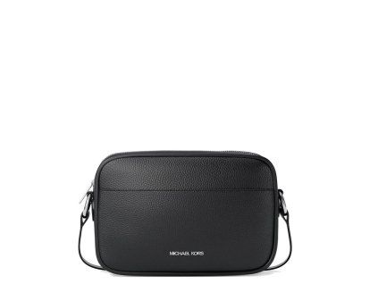 michael kors camera ginny pebbled leather black