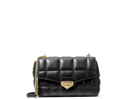 Michael Kors Soho Large Quilted Shoulder Bag Blackj