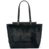Calvin Klein Tina Tote Black Furbackside