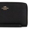 COACH Peněženka Long Zip Around Wallet Blacka3