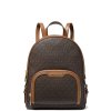 Michael Kors Jaycee Medium Logo Backpack Browna2