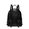 Michael Kors Jaycee Medium Pebbled Leather Backpack Blackd