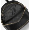 Michael Kors Rhea Medium Pebbled Leather Backpack Blackb4