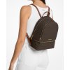Michael Kors Rhea Medium Signature Logo Backpack Brownd2