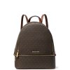 Michael Kors Rhea Medium Signature Logo Backpack Brown22