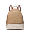 Michael Kors Batoh Rhea Medium Signature Logo Backpack Camel Multi2