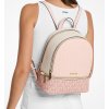 Michael Kors Rhea Medium Signature Logo Backpack Powder Blush Multig2