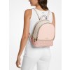 Michael Kors Rhea Medium Signature Logo Backpack Powder Blush Multig