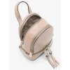 Michael Kors Rhea Mini Leather Backpack Soft Pinkside