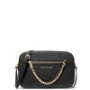 Michael Kors Jet Set Large Saffiano Leather Crossbody Bag Black21