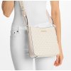 Michael Kors Jet Set Travel Small Signature Logo Messenger Bag Lt Cream Multid2