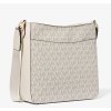 Michael Kors Jet Set Travel Small Signature Logo Messenger Bag Lt Cream Multic