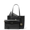 Michael Kors Kabelka Maisie Large Pebbled Leather 3 in 1 Tote Bag Blackaaac