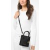 Michael Kors Kabelka Mercer Extra Small Pebbled Leather Crossbody Bag Blackabc
