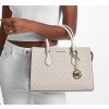 Michael Kors Kabelka Sheila Medium Logo Satchel Light Cream Multic