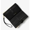 Michael Kors Adele Leather Smartphone Wristlet Blackb