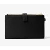 Michael Kors Adele Leather Smartphone Wristlet Blackc