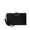 Michael Kors Adele Leather Smartphone Wristlet Black
