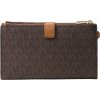 Michael Kors Jet Set Travel Double Zip Browncc