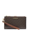 Michael Kors Peněženka Jet Set Travel Double Zip Brown22