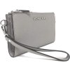 Michael Kors Jet Set Travel Double Zip Wristlet Pearl Greyc