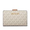 Michael Kors Peněženka Medium Signature Logo Wallet Vanillaa22