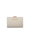 Michael Kors Peněženka Medium Signature Logo Wallet Vanillaa2