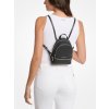 Michael Kors Batoh Rhea Extra Small Pebbled Leather Backpack Black Silverg