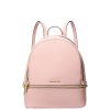 Michael Kors Batoh Rhea Medium Pebbled Leather Backpack Powder Blush52