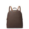 Michael Kors Batoh Cindy Large Signature Logo Backpack Brown22