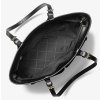 Michael Kors Kabelka Jet Set Medium Logo Pocket Tote Bag Blackb