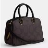 Coach kabelka Savannah Small Carryall Bag In Signature Canvas Walnut Blackg