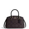 Coach kabelka Savannah Small Carryall Bag In Signature Canvas Walnut Black