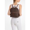 Michael Kors Batoh Dallas Medium Signature Logo Backpack Brownc