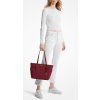 Michael Kors Kabelka Charlotte Large Saffiano Leather Top Zip Tote Bag Cherryc