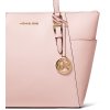 Michael Kors Kabelka Charlotte Large Saffiano Leather Top Zip Tote Bag Powder Blushd