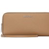 Michael Kors Peněženka Large Pebbled Leather Continental Peanutaad