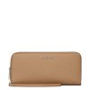 Michael Kors Peněženka Large Pebbled Leather Continental Peanutf