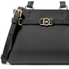 Michael Kors Reed Extra Small Pebbled Leather Satchel Blackad