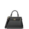 Michael Kors Reed Extra Small Pebbled Leather Satchel Blacka