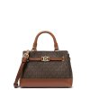 Michael Kors Reed Extra Small Signature Logo Satchel Browns