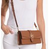 Michael Kors Greenwich Medium Saffiano Leather Shoulder Bag Luggagej
