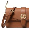 Michael Kors Greenwich Medium Saffiano Leather Shoulder Bag Luggagef