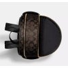 COACH Batoh Court Backpack In Signature Canvas Gold Brown Blackc