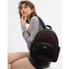 COACH Batoh Court Backpack In Signature Canvas Gold Brown Blackb