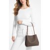 Michael Kors Pratt Medium Signature Logo Shoulder Bag Brownb