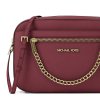 Michael Kors Jet Set Large Saffiano Leather Crossbody Bag Cherryf