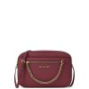 Michael Kors Jet Set Large Saffiano Leather Crossbody Bag Cherry