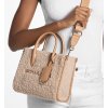 Michael Kors Mirella Small Faux Shearling Crossbody Bag Peanutct